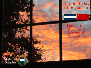 All major CCPS Party functions, from the Congresses to this Conference, are held around the time of the National Day of Socialism and the Day of the Ways & Means of Revolution.