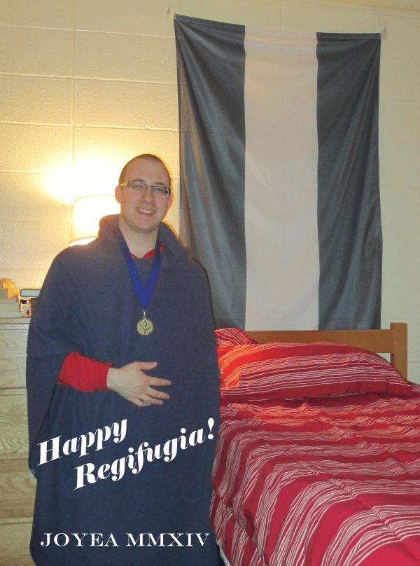 The Sôgmô after giving the Sancta Address for the coming of the MMXIV year.