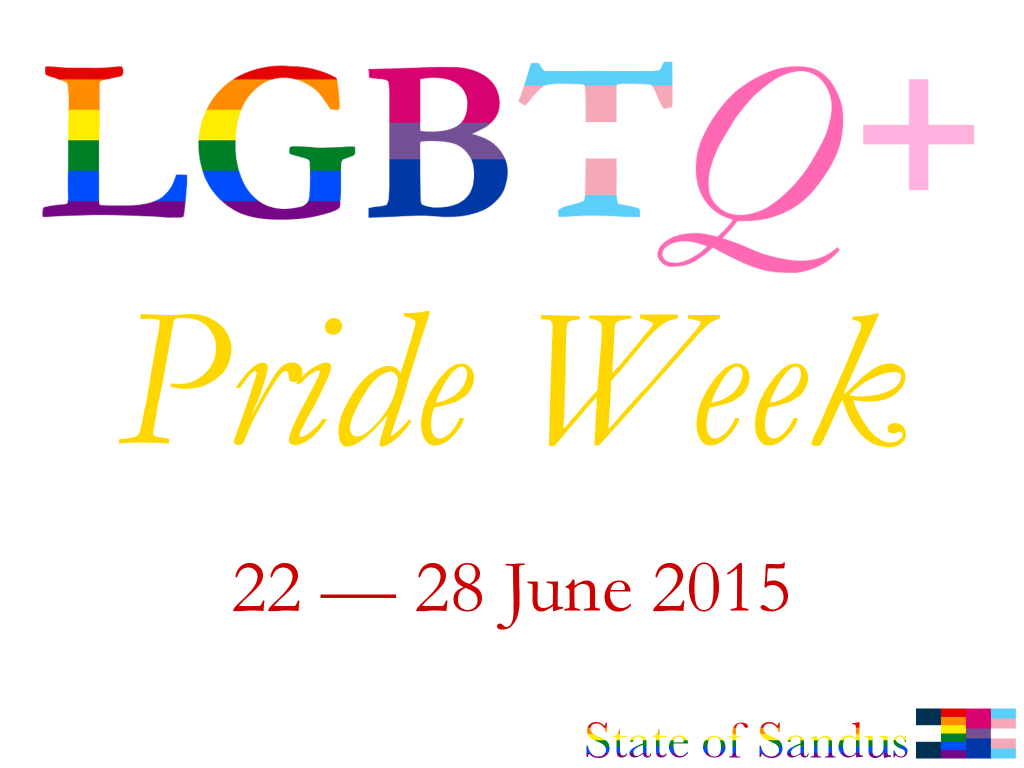 LGBT Pride Week 2015 (English)