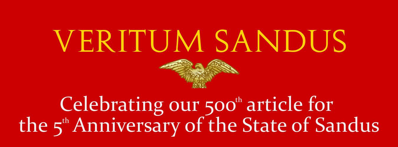 VeritumSandus - 500 Articles for 5 Years.png